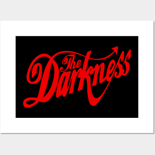 The Darkness Band Red Text Posters and Art